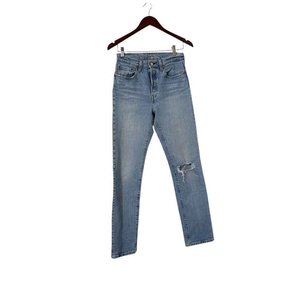 LEVI’S 501 High Waisted Vintage Straight Denim Jeans - Picture 3 of 8